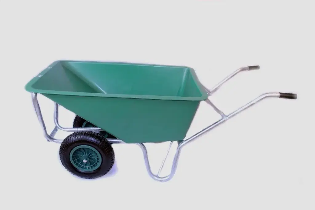 Zweirad Schiebetruhe 160l Vollgummiräder- Herakles  Garten&Stall 