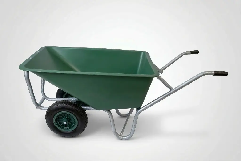 Zweirad Schiebetruhe Herakles 160l Garten&Stall Vollgummiräder