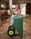 Gummi-Zweirad Schiebetruhe Herakles 160l Garten-Stall Vollgummiräder