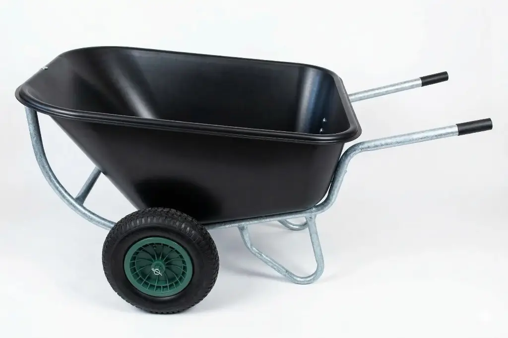 Zweirad Schiebetruhe Herakles 220l Garten-Stall Lufträder