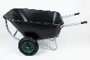 Zweirad Schiebetruhe Herakles 220l Garten-Stall PU Räder