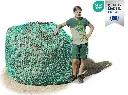 45mm L-Öko-Tex-Profi-Rundballenheunetz Titan-EU-Ökotex - 6mm Gewebe - 170cmØx160cm/h - bis160cm Rundballen (Made in EU-Ökotex)