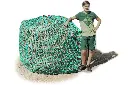 45mm S Profi-Rundballenheunetz Titan - doppelt vernäht - 5,5mm Gewebe - 150cmØx150cm/h - bis140cm Rundballen