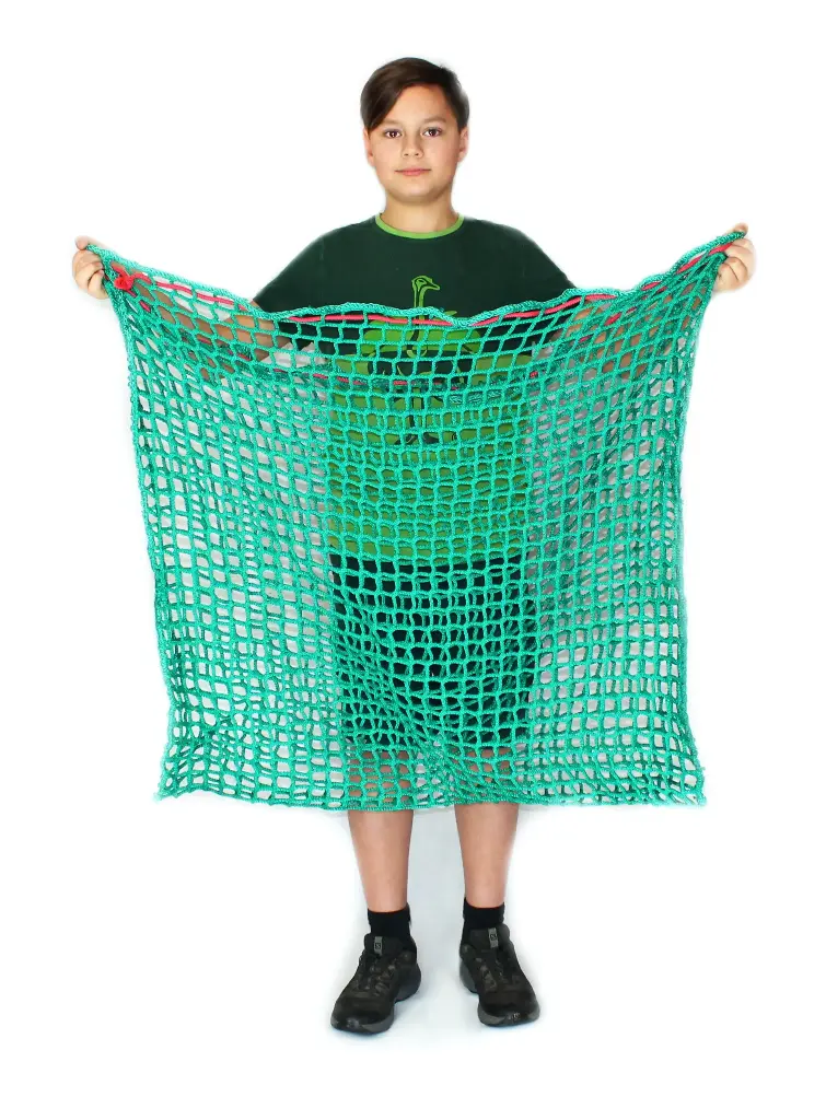 Heunetz Box "10kg Heu 100x90cm" Titan 30mm Maschenweite - 6mm Gewebe