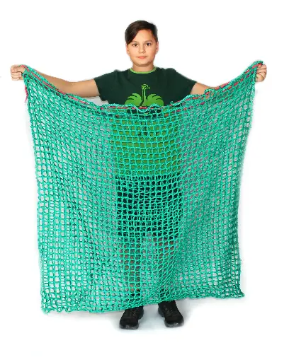 Heunetz Box "16kg Heu 120x120cm" Titan 30mm Maschenweite - 5mm Gewebe