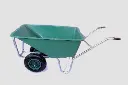 Zweirad Schiebetruhe 160l Vollgummiräder- Herakles  Garten&Stall 